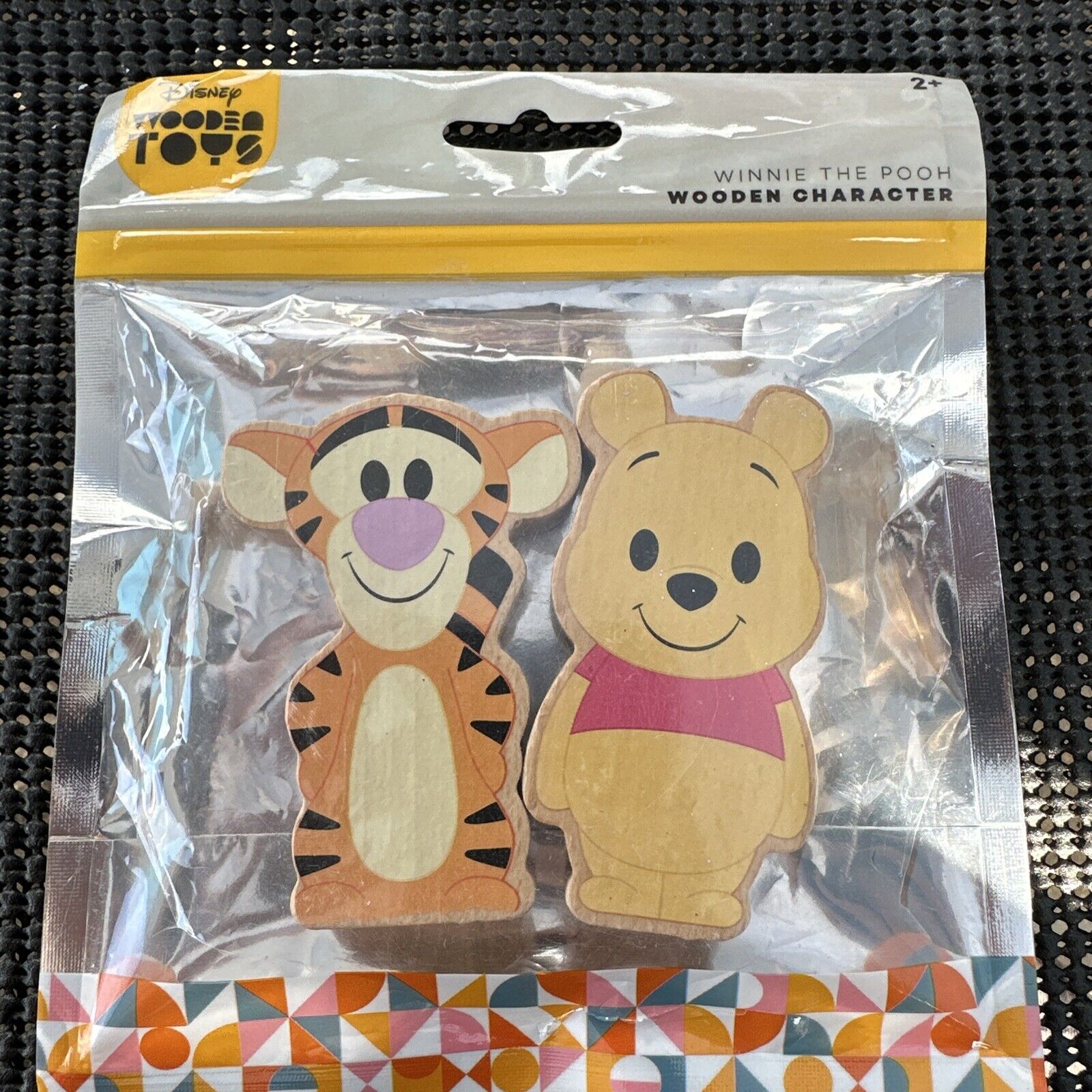 Disney Just Play Wooden Character Winnie The Pooh Tigger Set