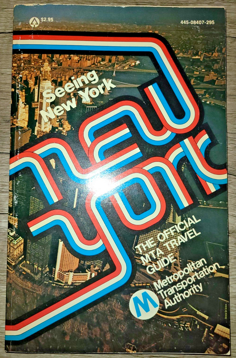 Vtg PB, Seeing New York: The Official MTA Travel Guide by John Tauranac, 1976