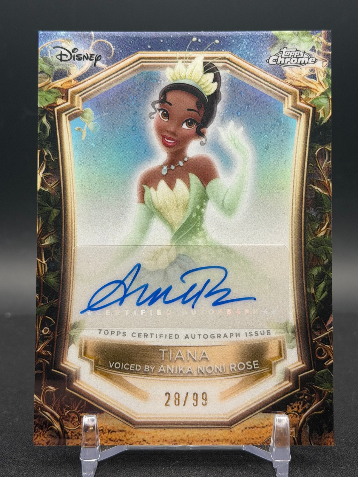 2025 Topps Disney Wonder Tiana - Anika Noni Rose Enchantments Auto /99 #EA-AR 2025 Topps Disney Wonder Tiana - Anika Noni Rose Enchantments Auto /99 #EA-AR