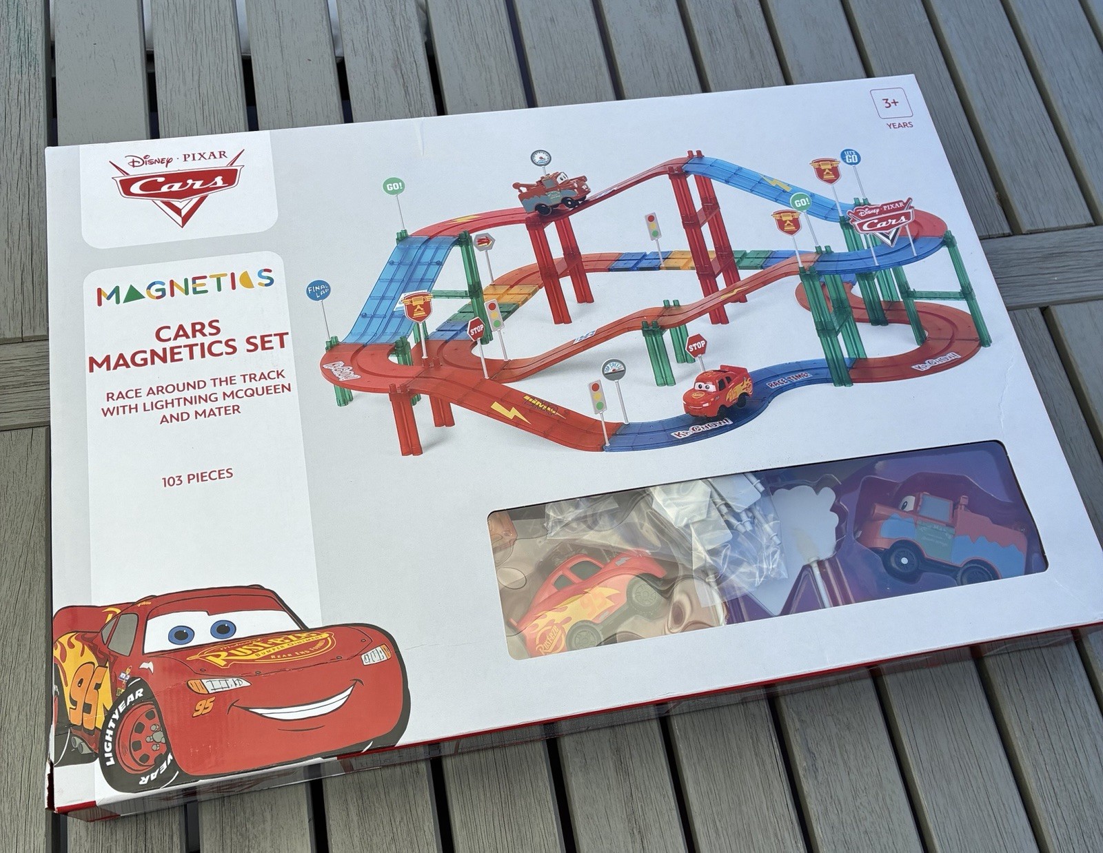Magnetiis Disney Pixar Cars Magnetic Set 103 Pieces Multicolour Age 3+