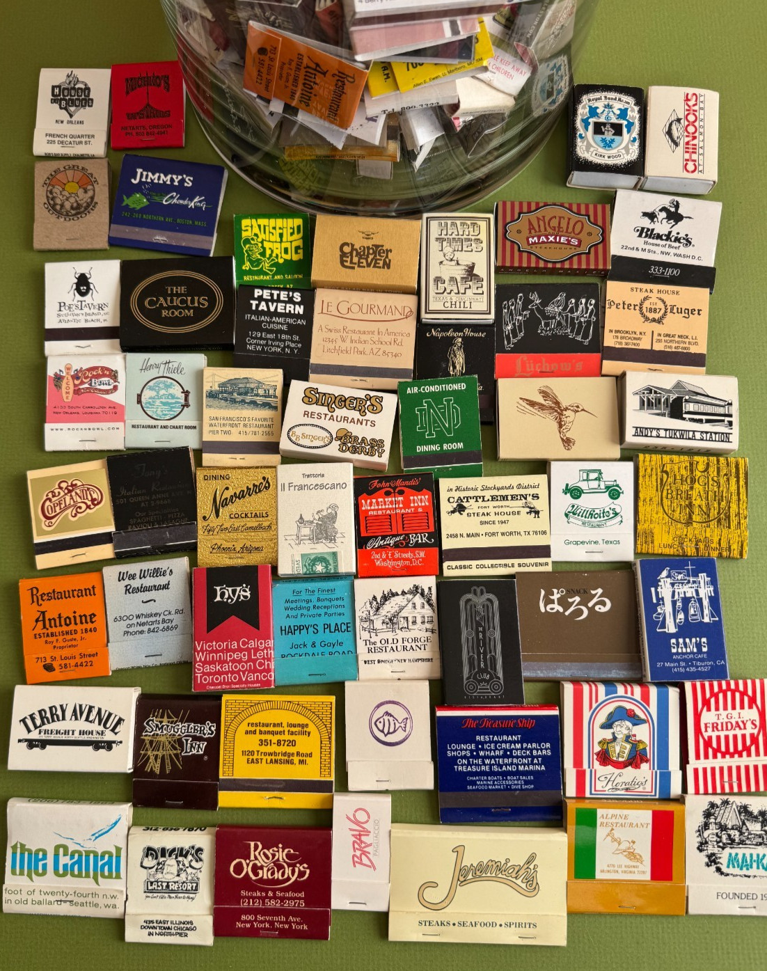 All-Over-The-USA Restaurant Collection ~ Lots of (30+) ~ Matchbooks / Boxes ++++