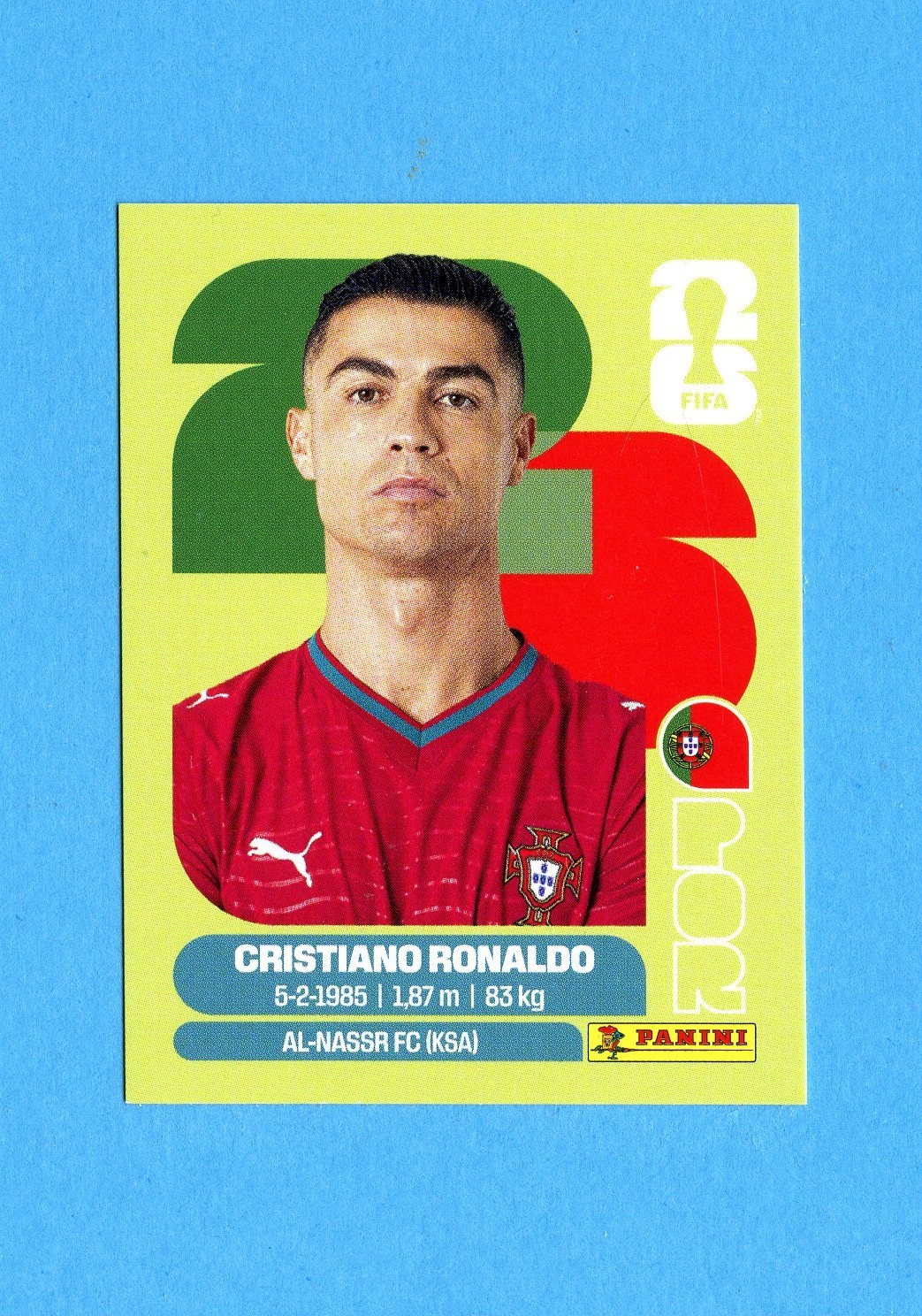 (P3) WC 2026 SWISS UNITED EDITION Panini - Figure POR15 - RONALDO - PORTUGAL