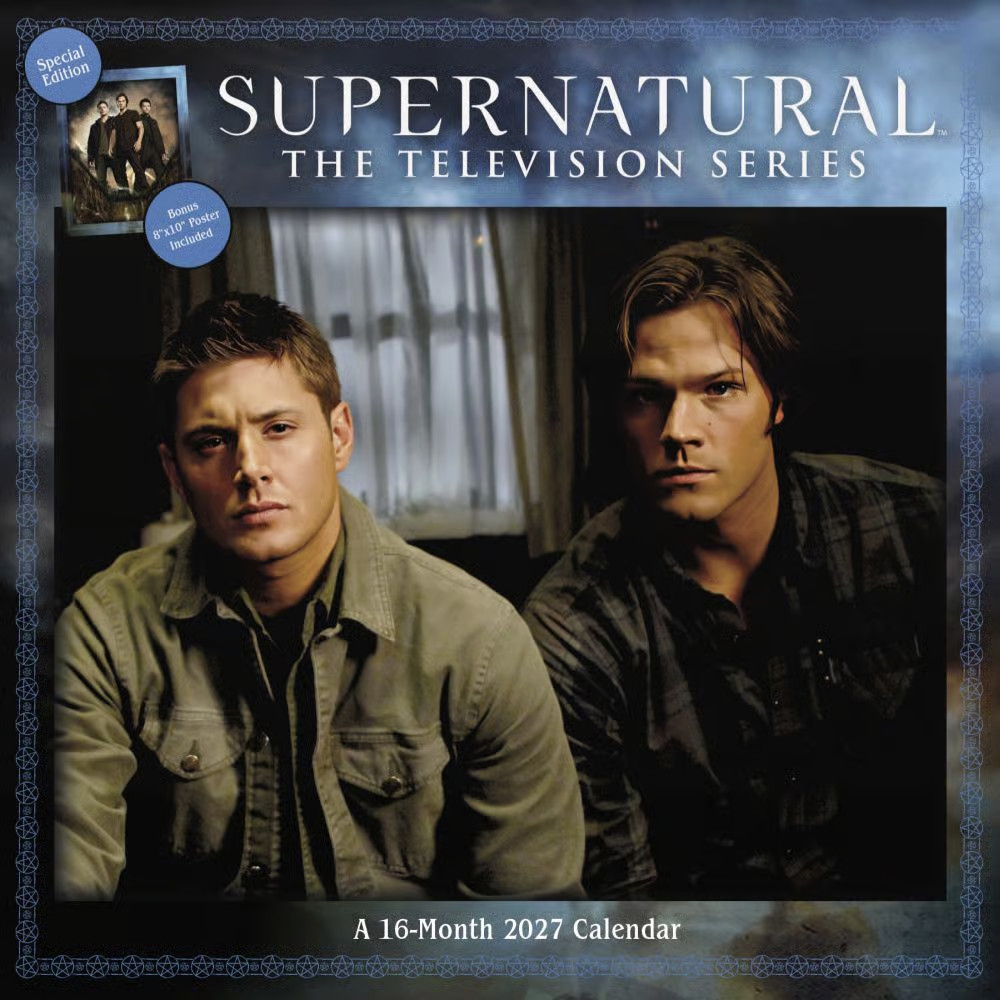 Trends International, Supernatural 2027 Wall Calendar Trends International, Supernatural 2027 Wall Calendar