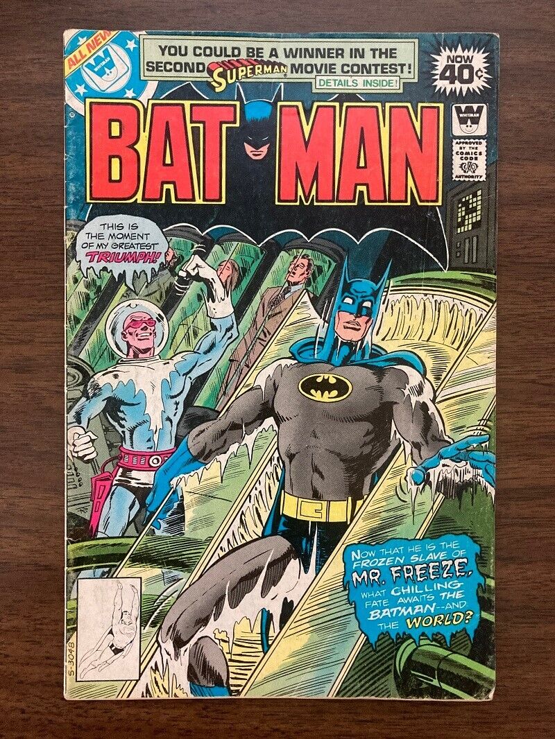 Batman #308 1979 DC Comics Whitman Mr. Freeze 1st Tiffany Fox 5.0 MID GRADE KEY