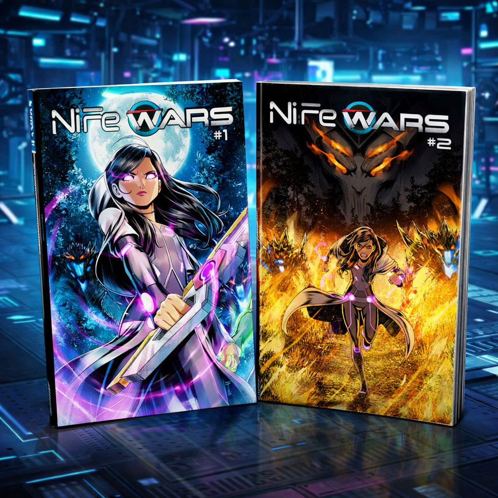NiFe WARS Comic Book Bundle #1 & #2