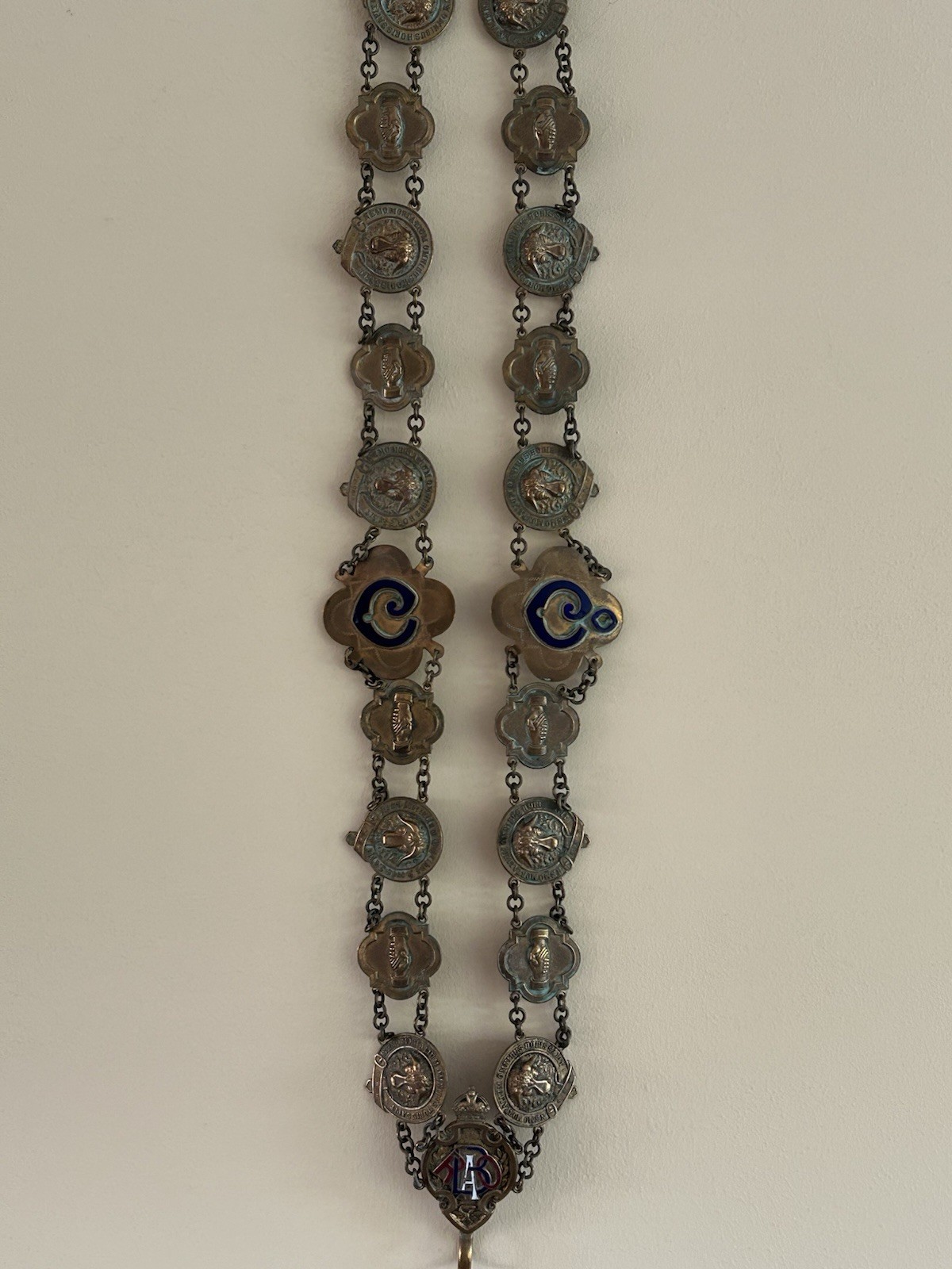 Royal Antediluvian Order of Buffaloes (RAOB)  Officers Ceremonial Collar chain