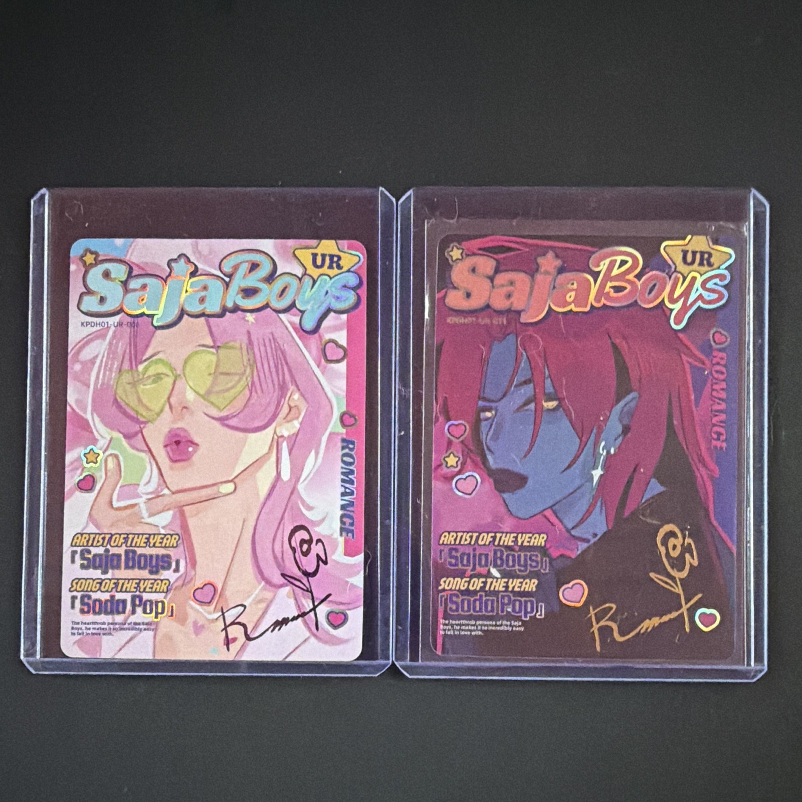 KAYOU KPop Demon Hunters SajaBoys Romance UR Bundle 2-Cards