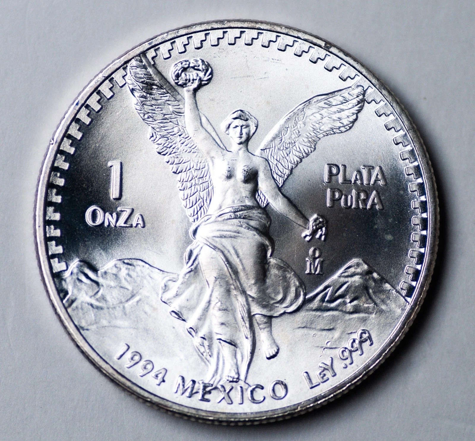 1994-Mo Mexico 1 oz SiIver Libertad Onza BU