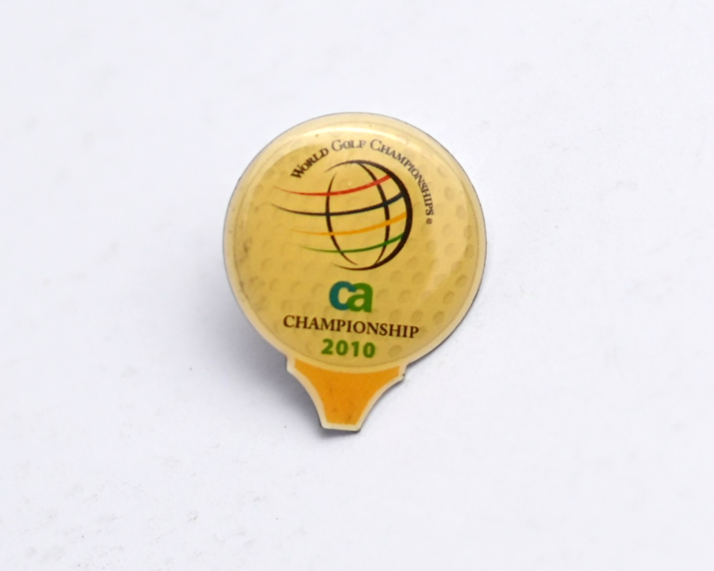 2010 World Golf Championship WGC CA Lapel Pin Badge