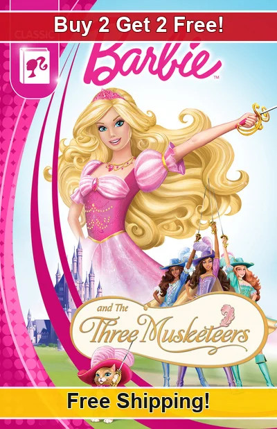 Barbie and the Three Musketeers 2009-01 11x17 Movie TV Show Poster