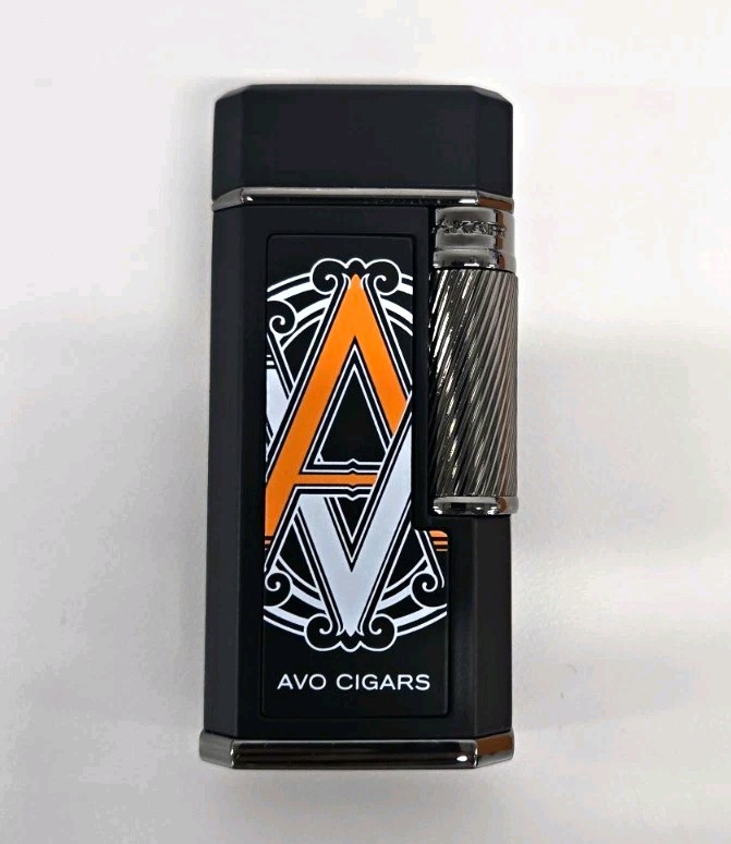 AVO Cigars XIKAR Ardore Soft Flame Cigar Lighter, Black, Boxed