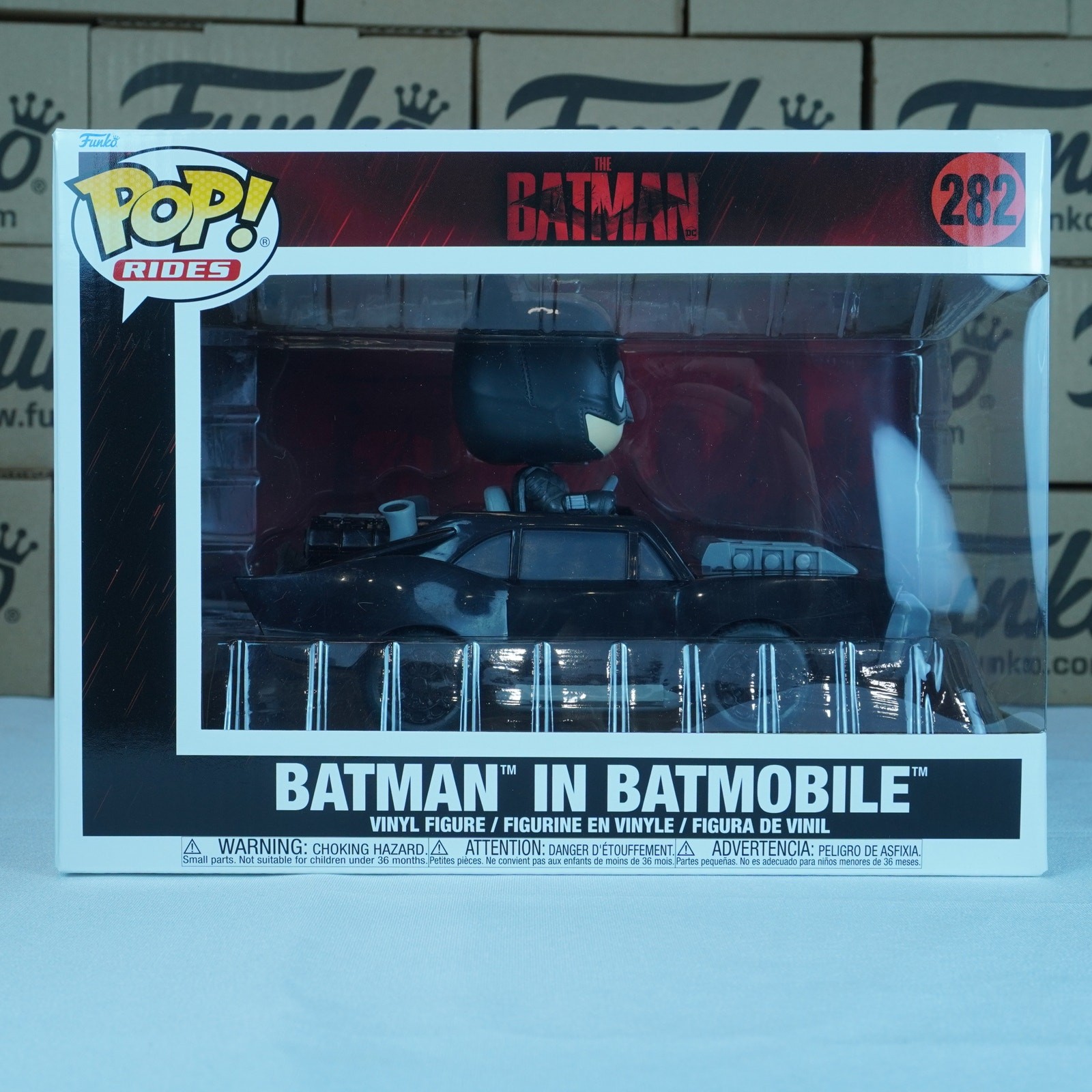 Funko Pop Rides #282 Batman in Batmobile The Batman DC Comics Vinyl Figure