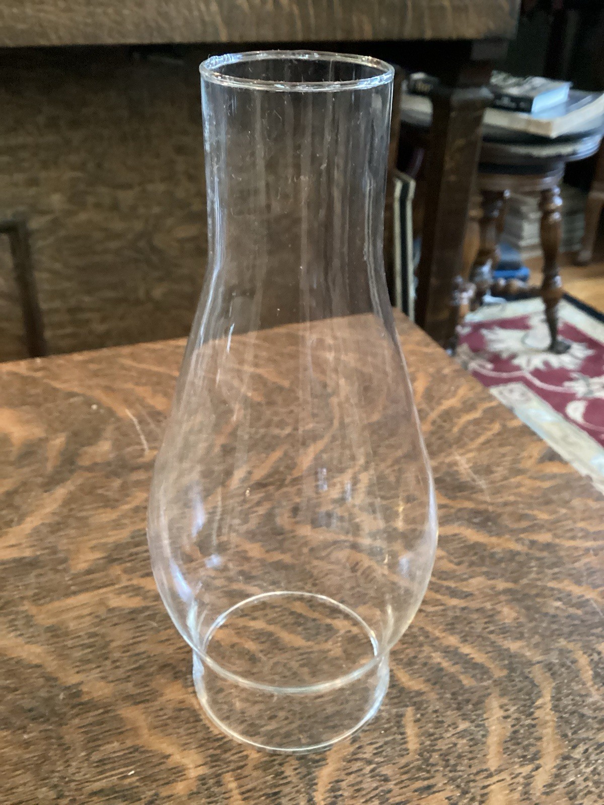 ⁠Oil Lamp Chimney Clear Glass Replacement Kerosene Lantern Globe Made In USA