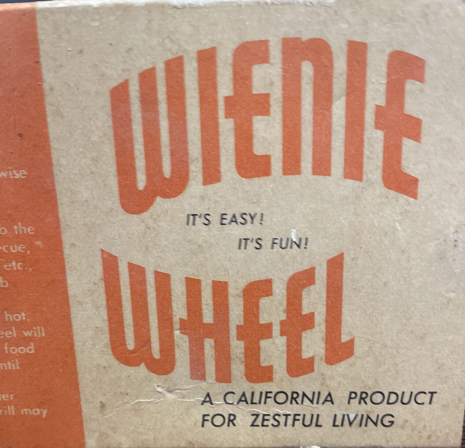Vintage 1950\'s WIENIE Wheel Hot Dog Rotisserie Attachment