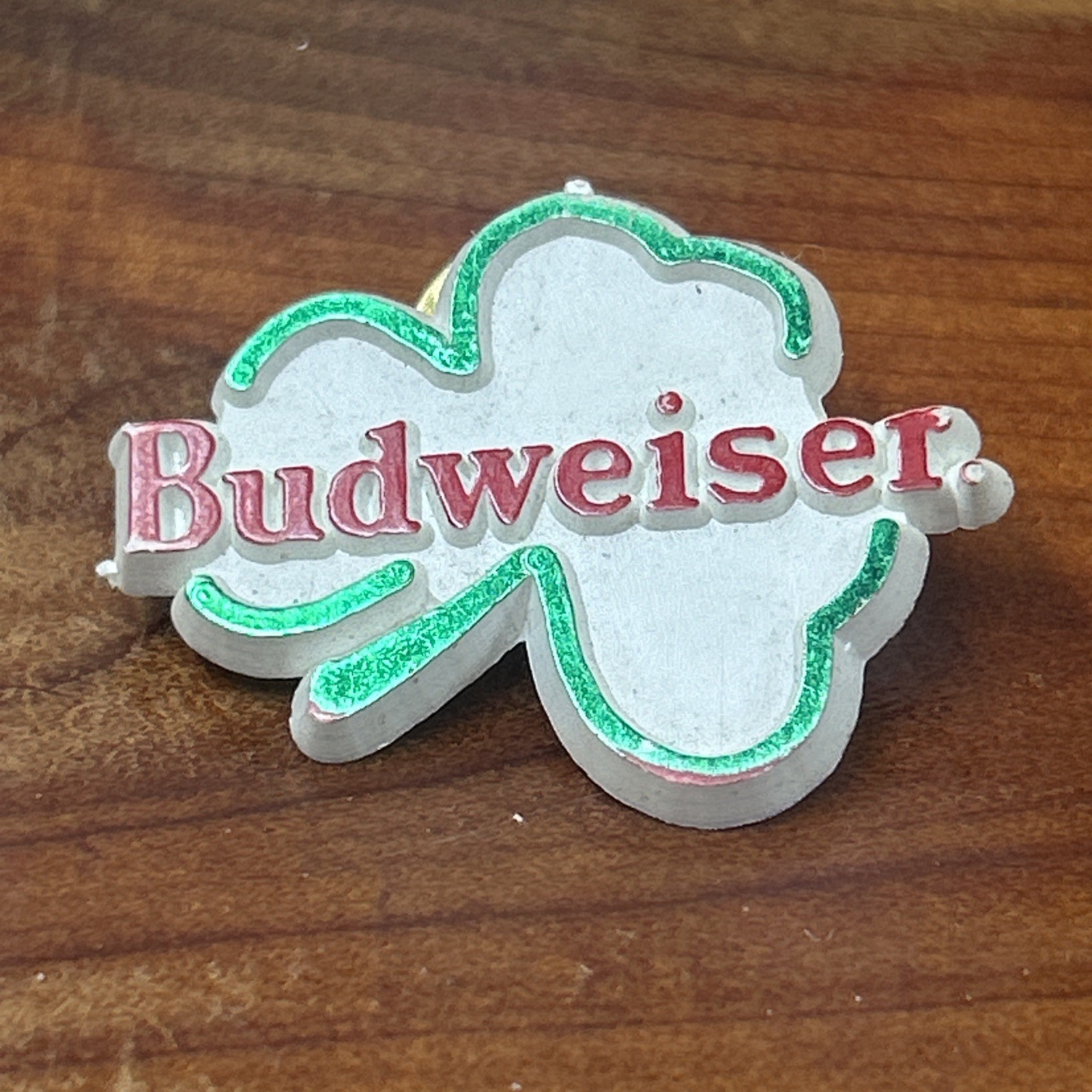 Budweiser Shamrock Vintage Lapel Pin