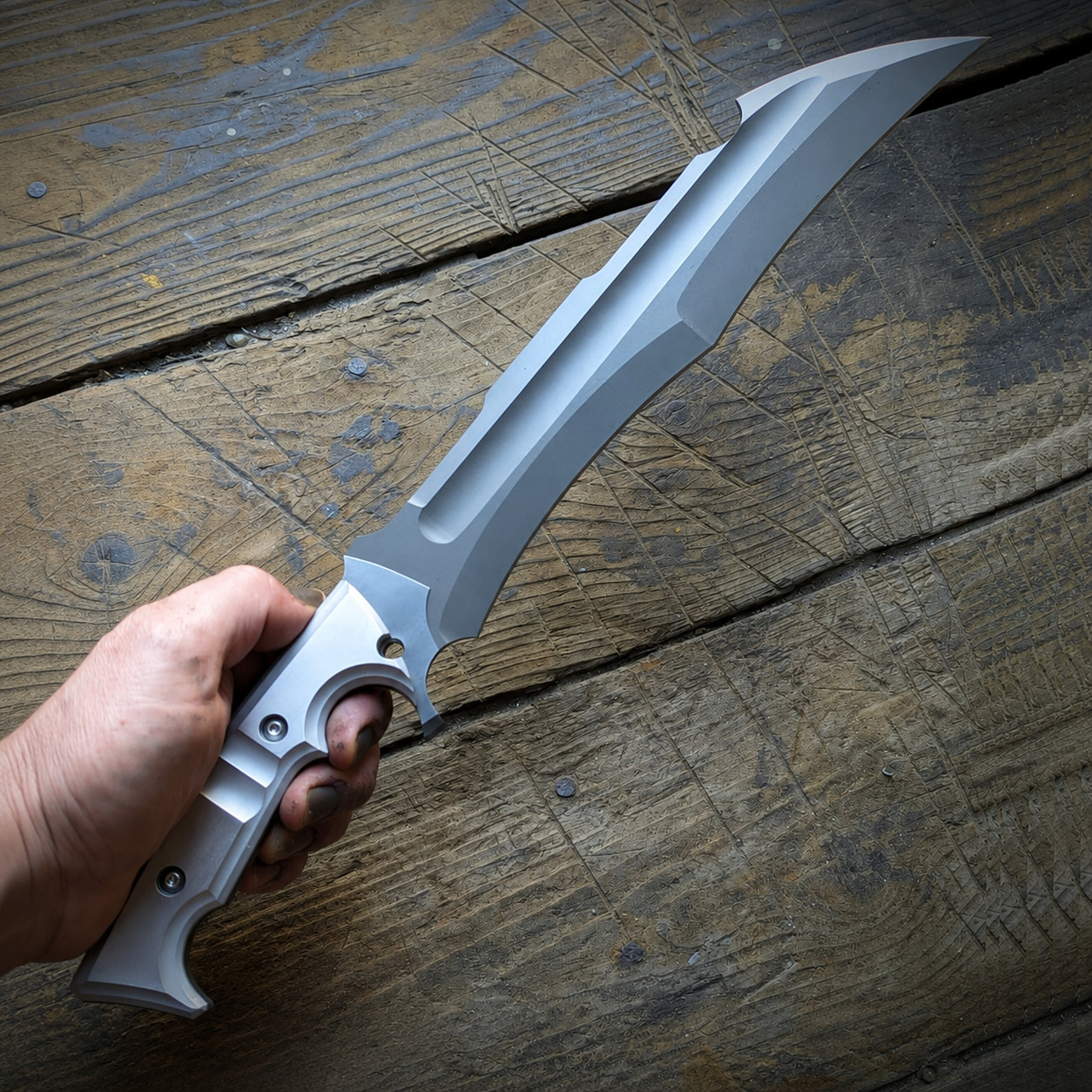 Shadow Reaper Kukri D2 Steel Handmade Hunting Knife Custom Fixed Blade Gift item Shadow Reaper Kukri D2 Steel Handmade Hunting Knife Custom Fixed Blade Gift item