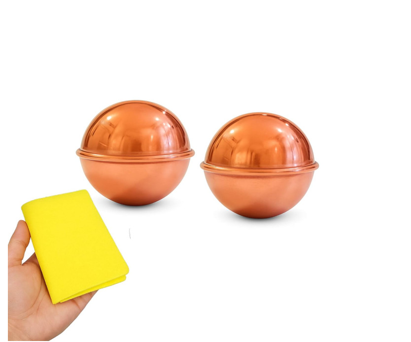 2 Ayurvedic Copper Ball for Water Purification | 100% Pure Copper