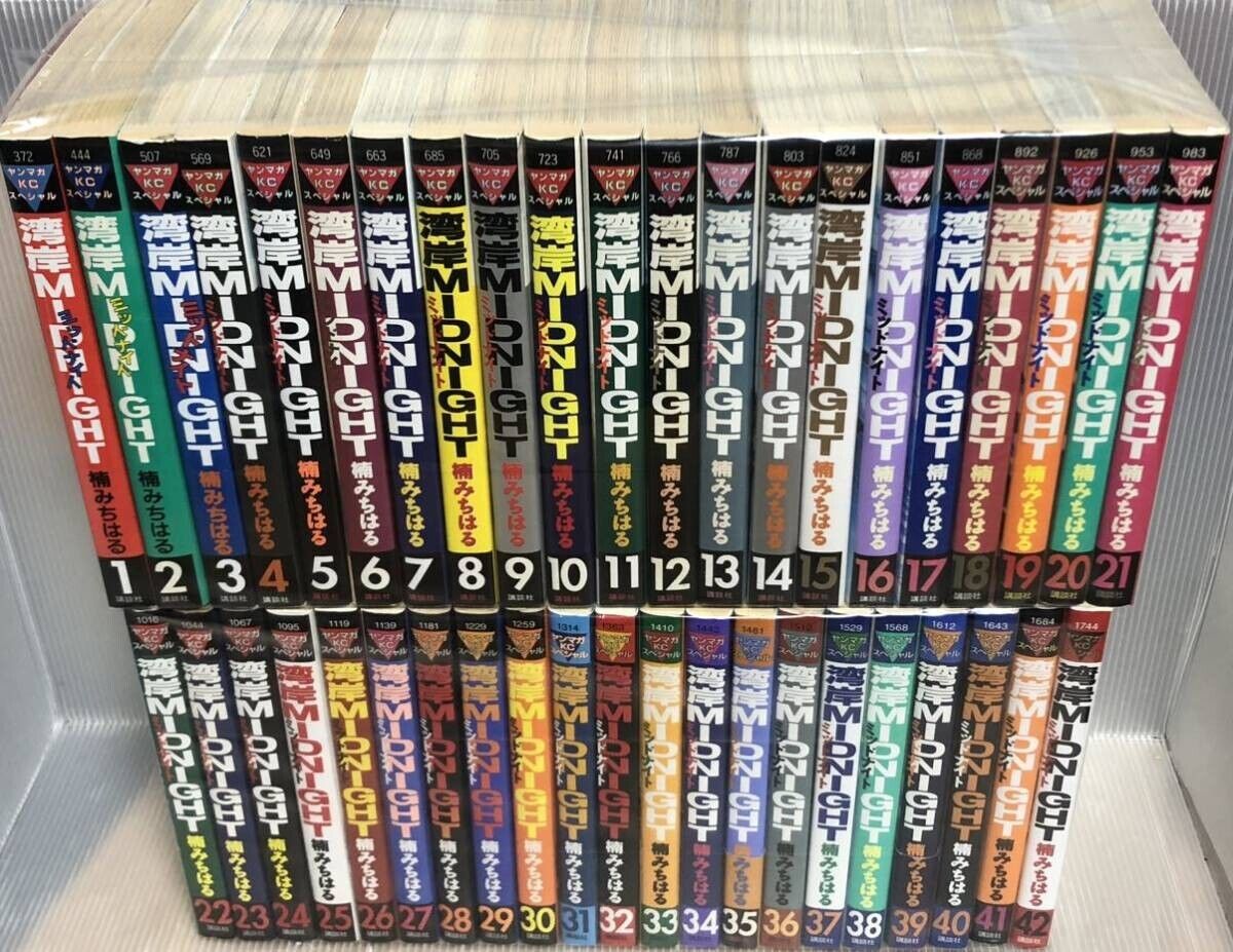 WANGAN MIDNIGHT  Michiharu Kusunoki Vol. 1-42  Comic Complete Manga Language:JP