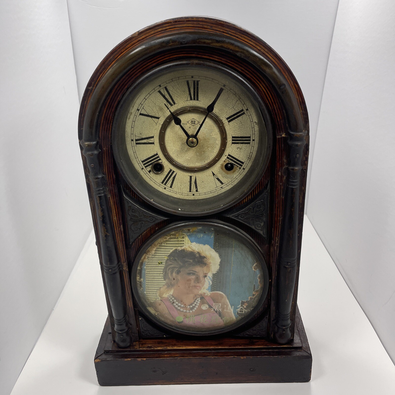 VINTAGE MEIJI MADE IN JAPAN MANTLE CLOCK MEIJI COMPANY JAPAN 