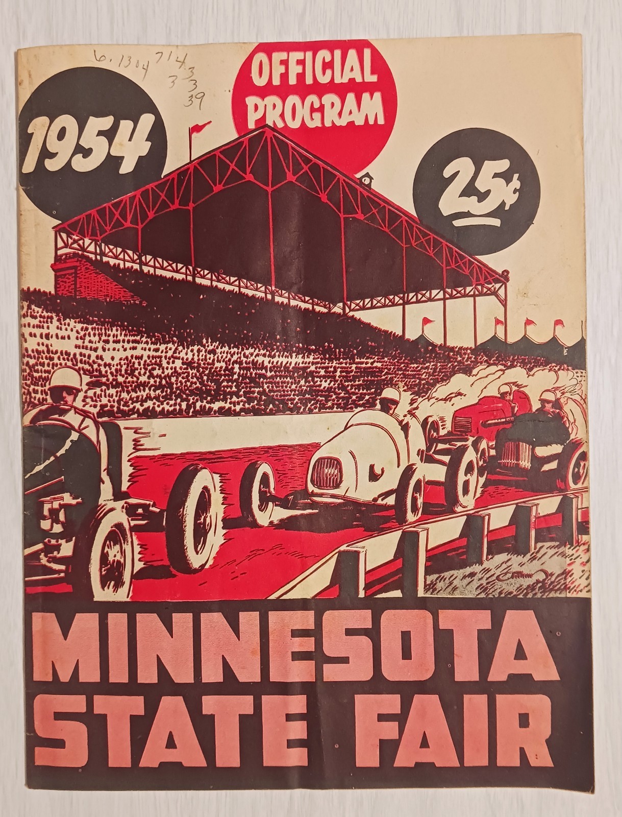 Vintage 1954 Minnesota State Fair Official Program Booklet
