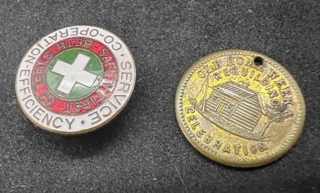 Antique Baltimore Button & Medal Lot Bethlehem Steel & 1906 Balt. Old Home Week