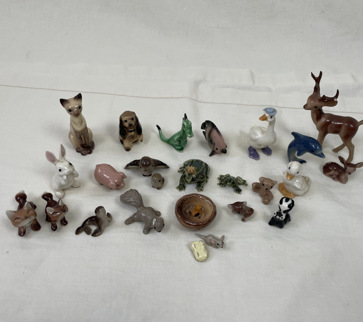 Vintage Hagen Renaker Ceramic Animal Miniatures Lot of 25