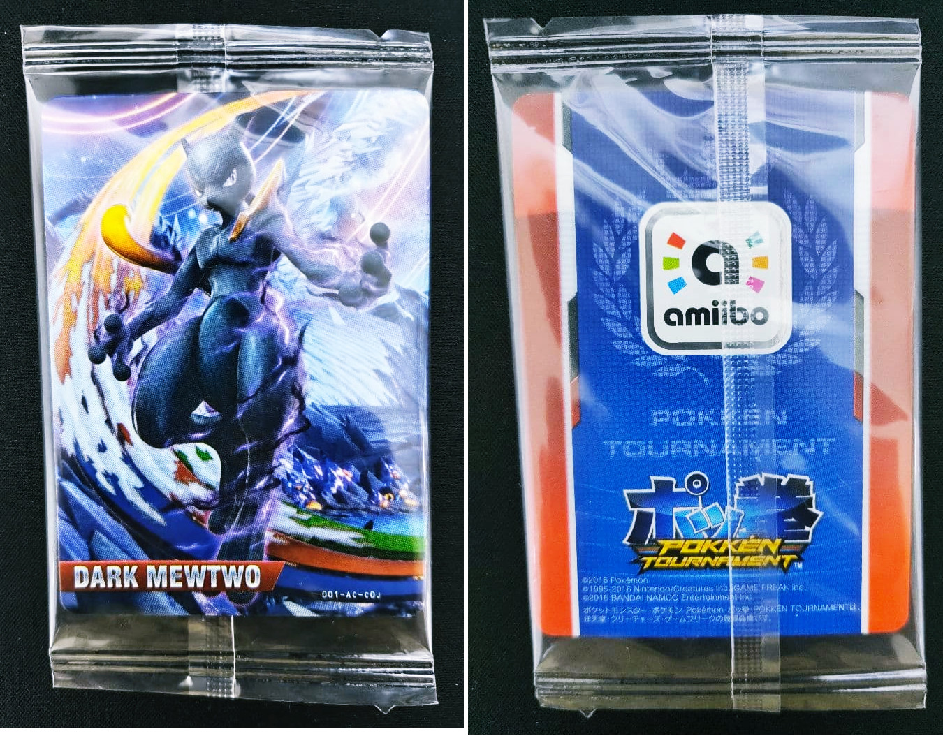Shadow Mewtwo Amiibo Card Sealed, Pokken Tournament Wii U 001-AC-COJ From Japan Shadow Mewtwo Amiibo Card Sealed, Pokken Tournament Wii U 001-AC-COJ From Japan