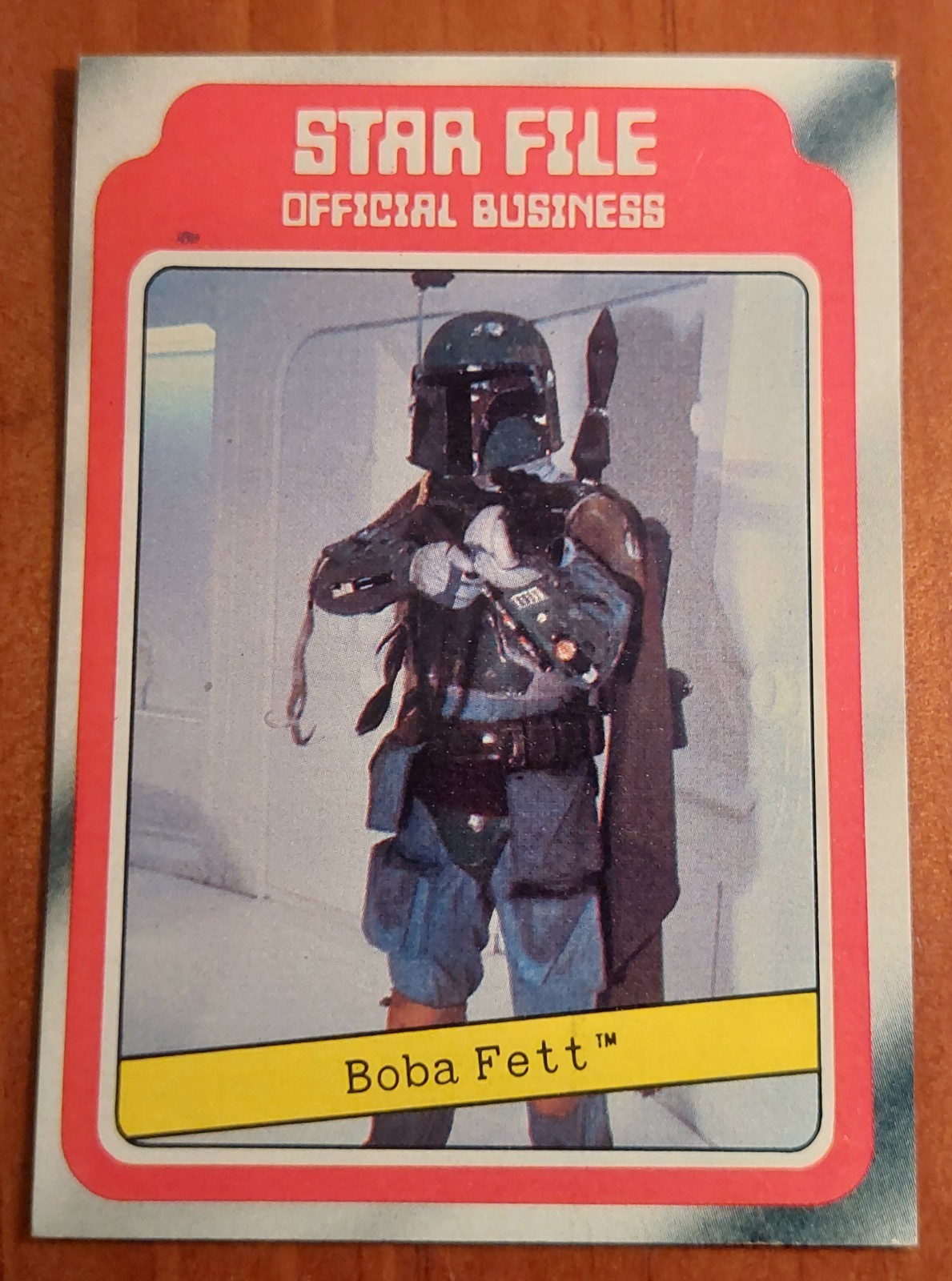 1980 TOPPS STAR WARS THE EMPIRE STRIKES BACK CARD  #12 BOBA FETT ROOKIE CARD 