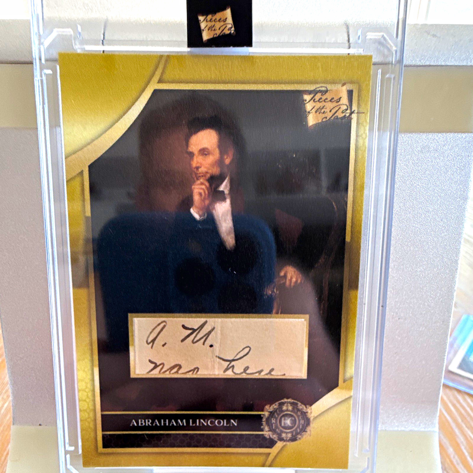 Super Products Inc. 2026 Pieces of the Past Civil War Abraham Lincoln H-1 Insert