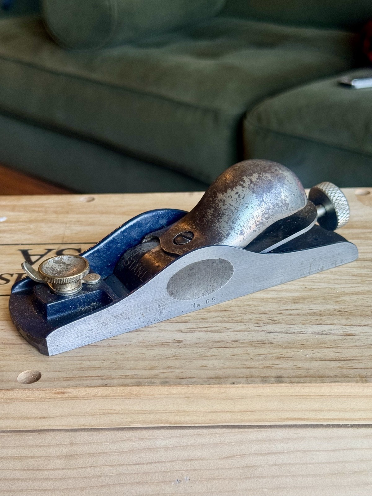 Stanley No. 65 KNUCKLE CAP Low Angle Block Plane. CLEAN Number 65 Planer EXC+