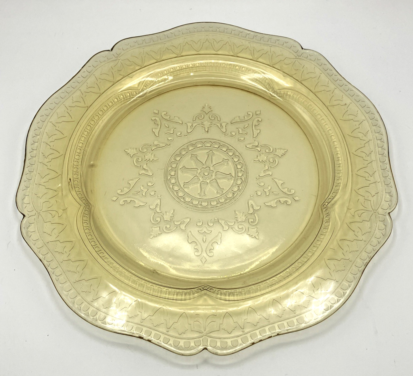 Federal Glass Amber Patrician 