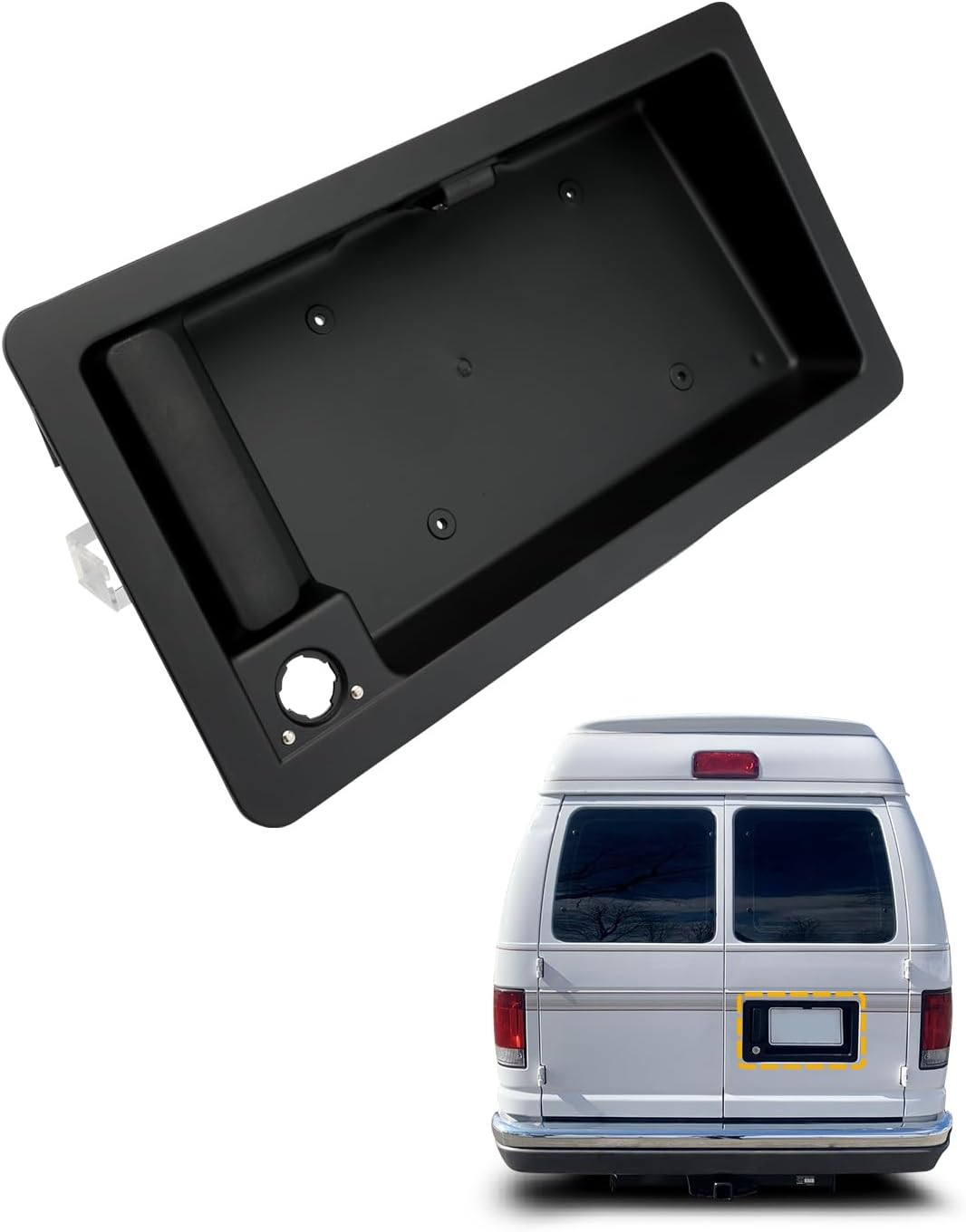 Rear Door Handle Fit for 1992-2007 Ford E150 E250 E350 E450 Econoline Van