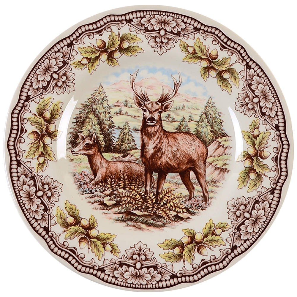 Victorian English Pottery-Royal Stafford Homeland Salad Plate 11395412