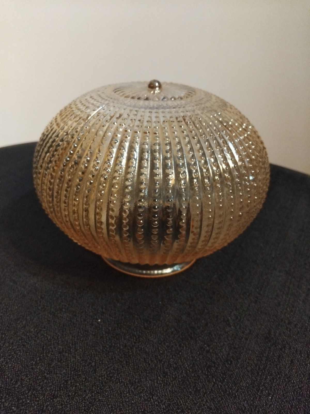 Vintage Unique Amber Small Hobnail/Ribbed Glass Ceiling Light Globe 6\ Vintage Unique Amber Small Hobnail/Ribbed Glass Ceiling Light Globe 6\