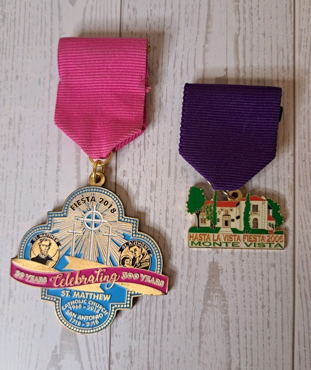 San Antonio Fiesta Medals Lot 2006 Monte Vista 2018 St Matthew Catholic Church San Antonio Fiesta Medals Lot 2006 Monte Vista 2018 St Matthew Catholic Church