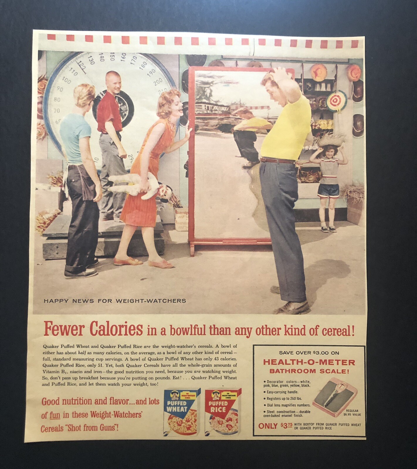 1940’s Puffed Wheat Cereal VTG Newspaper Ad 0C25