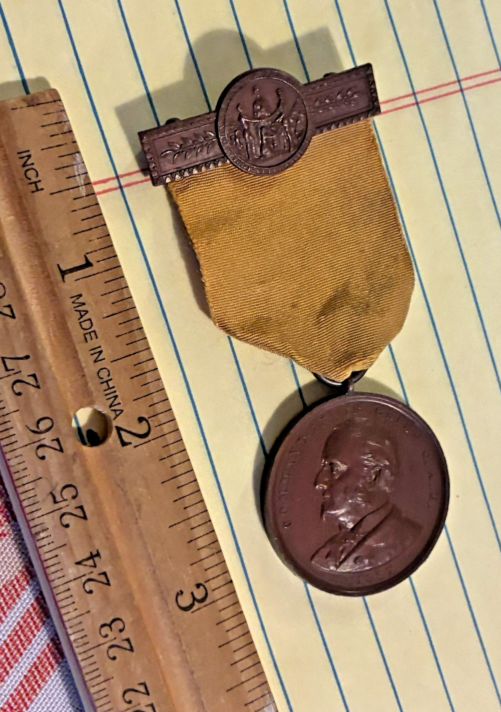 1887 MEDAL -GAR GRAND ARMY REPUBLIC 21st National Encampment -St. Louis Souvenir