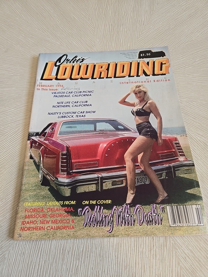 VINTAGE ORLIE\'s LOWRIDING MAGAZINE February 1994 International Edition Ex Cond