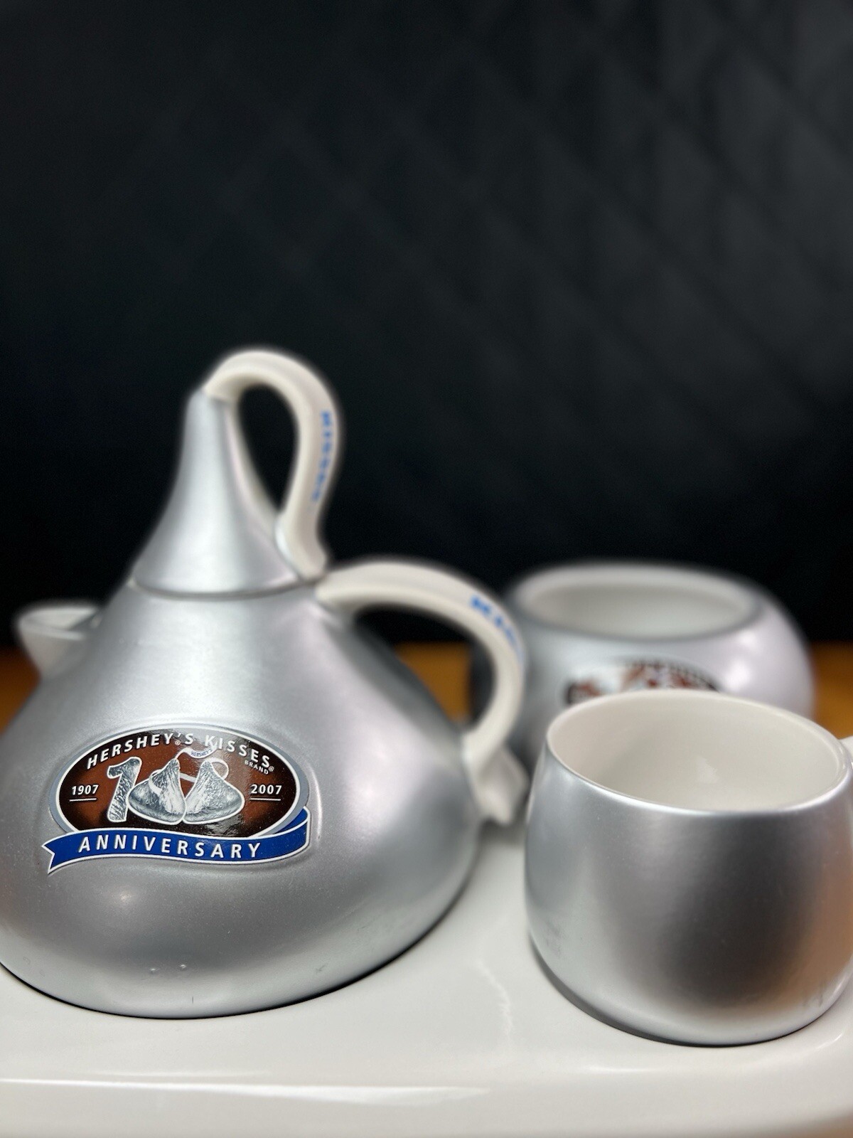 Hershey\'s kisses 100 year anniversary hot cocoa serving set NEW  limited ed