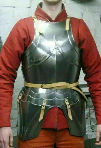 16Ga Steel Medieval Upper Body Armor Breastplate Knight Cuirass Jacket