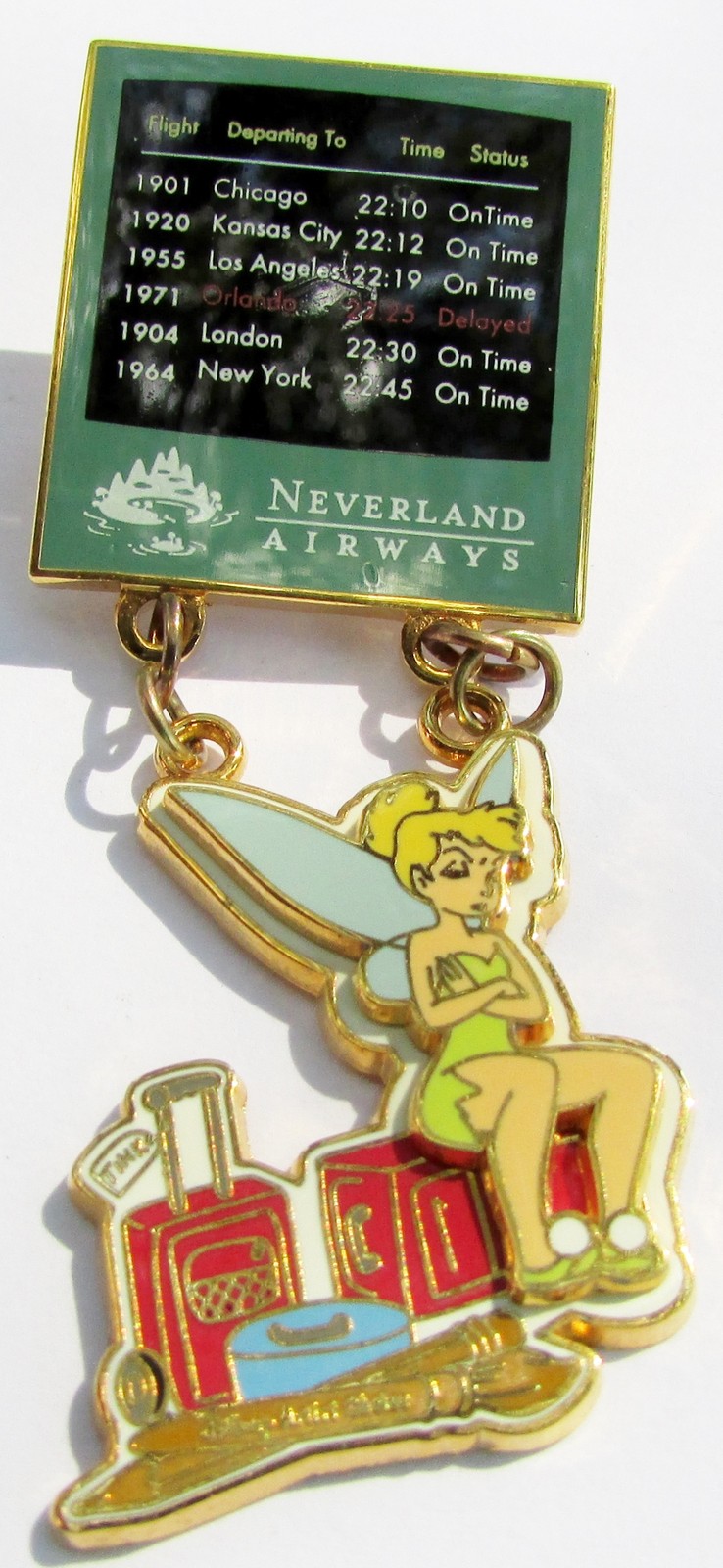 Disney Artist Choice Neverland Airways Tinker Bell Pin **