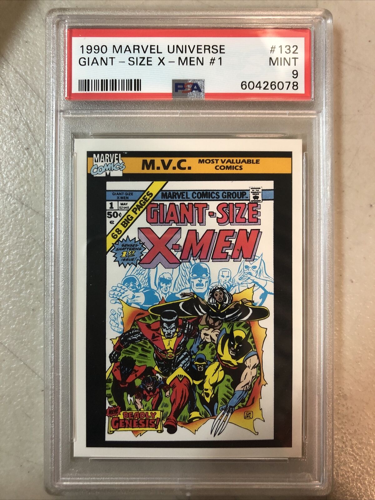 1990 Mavel Universe #132 Giant-Size X-Men #1 26078 Mint 9