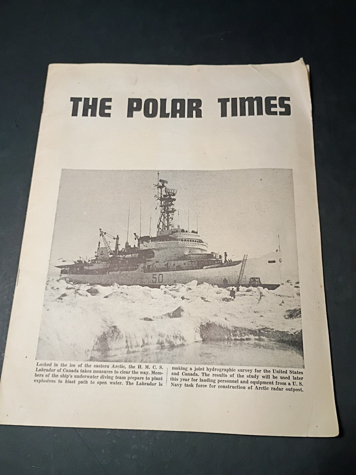 1955  POLAR TIMES #41 American Society Antarctica Byrd 