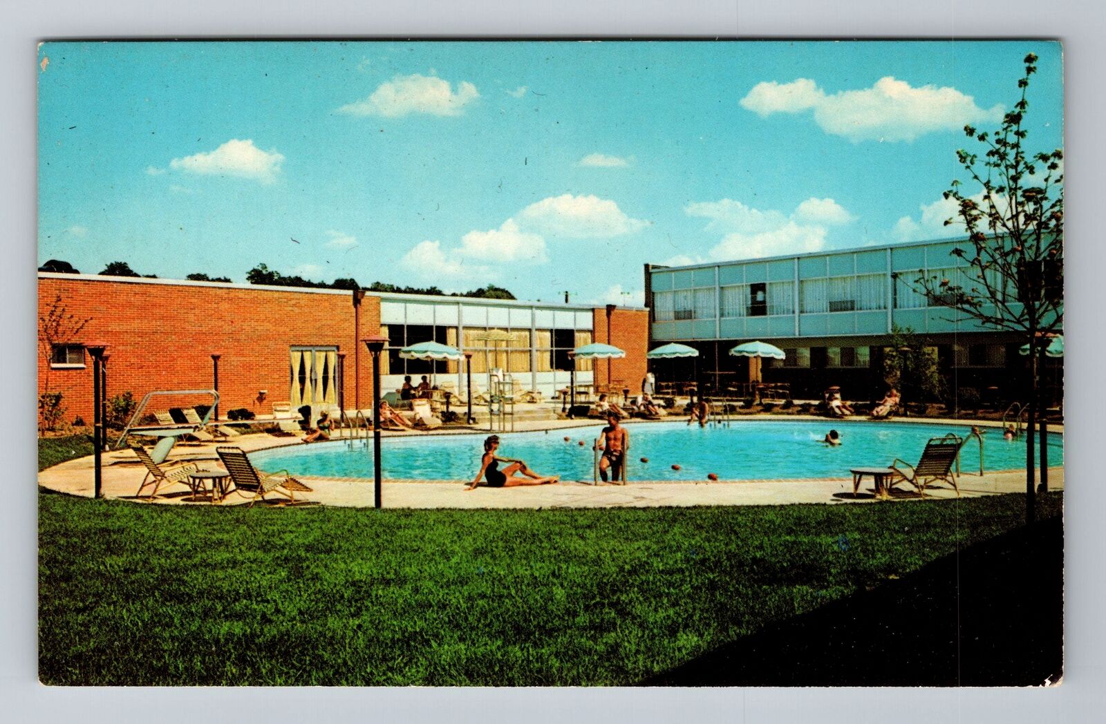 Columbus OH-Ohio, Imperial House Arlington, Advertising Antique Vintage Postcard