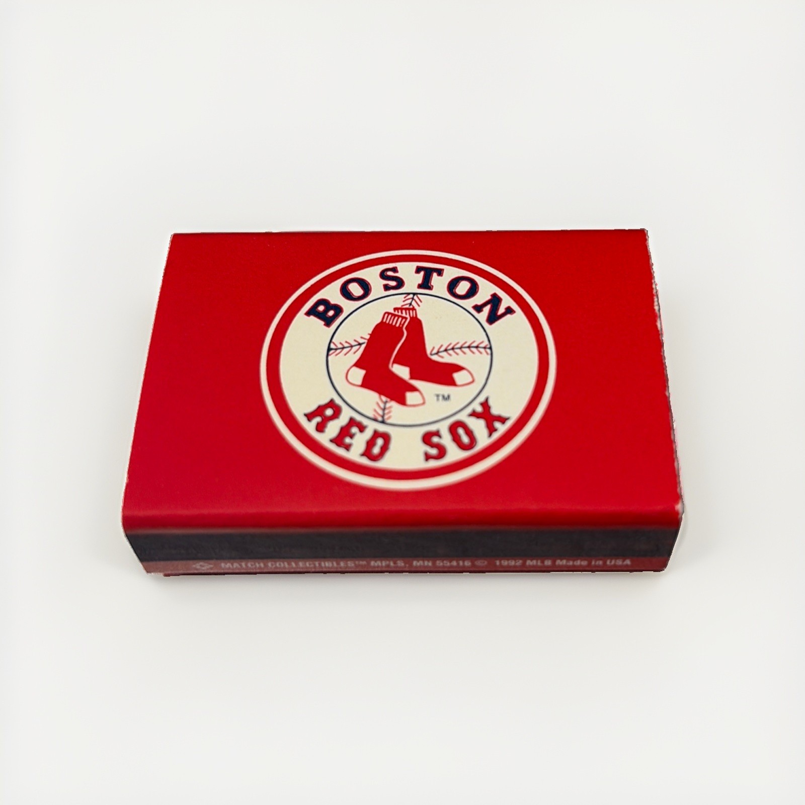 Vintage Boston Red Sox Major League Baseball Team FULL Matchbook / Matchbox