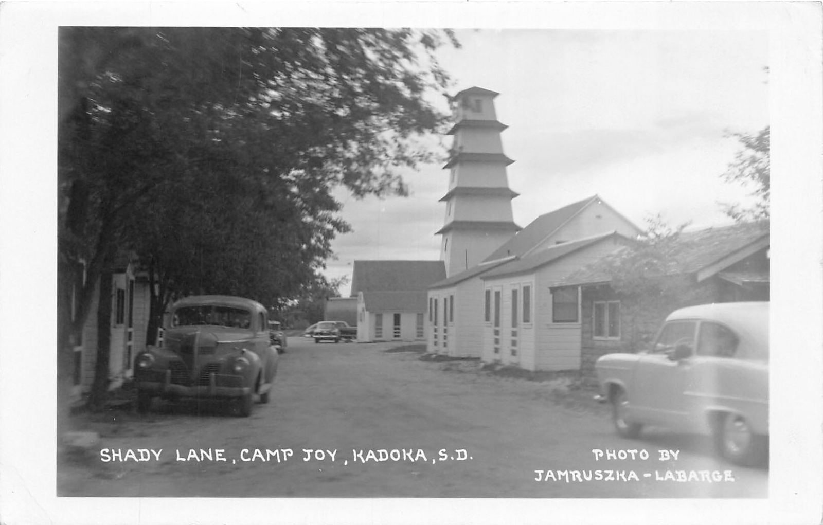 J33/ Kadoka South Dakota Postcard RPPC c1950s Shady Lane Camp Joy  167