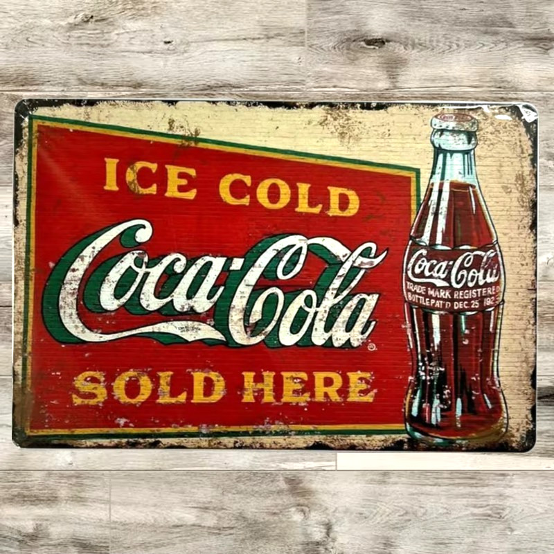 Coke Coca-Cola 8 x 12 Novelty Metal Sign Shrink-wrapped New