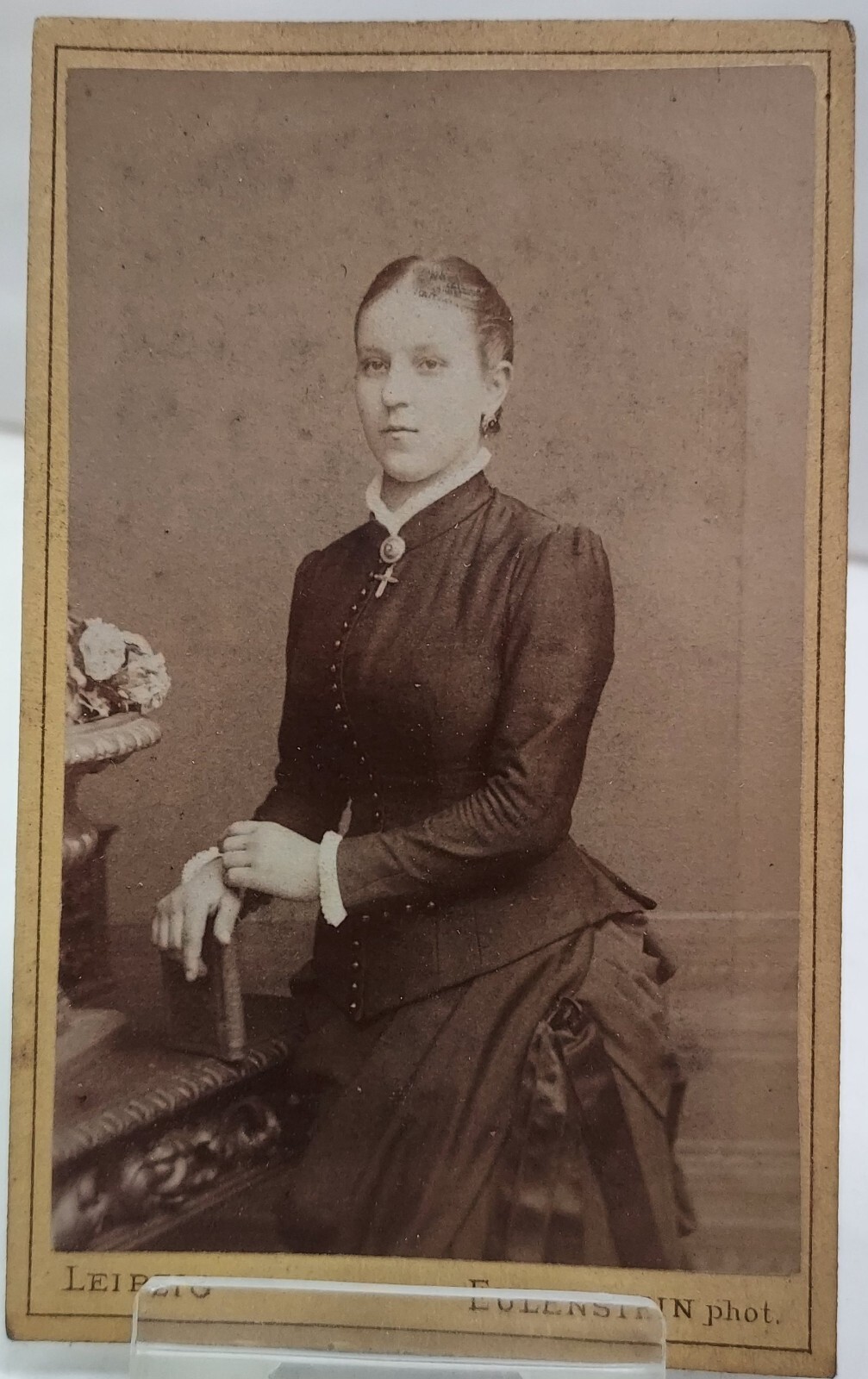 WOMAN - EULENSTEIN, photographer, LEIPZIG - CDV - listing #6982