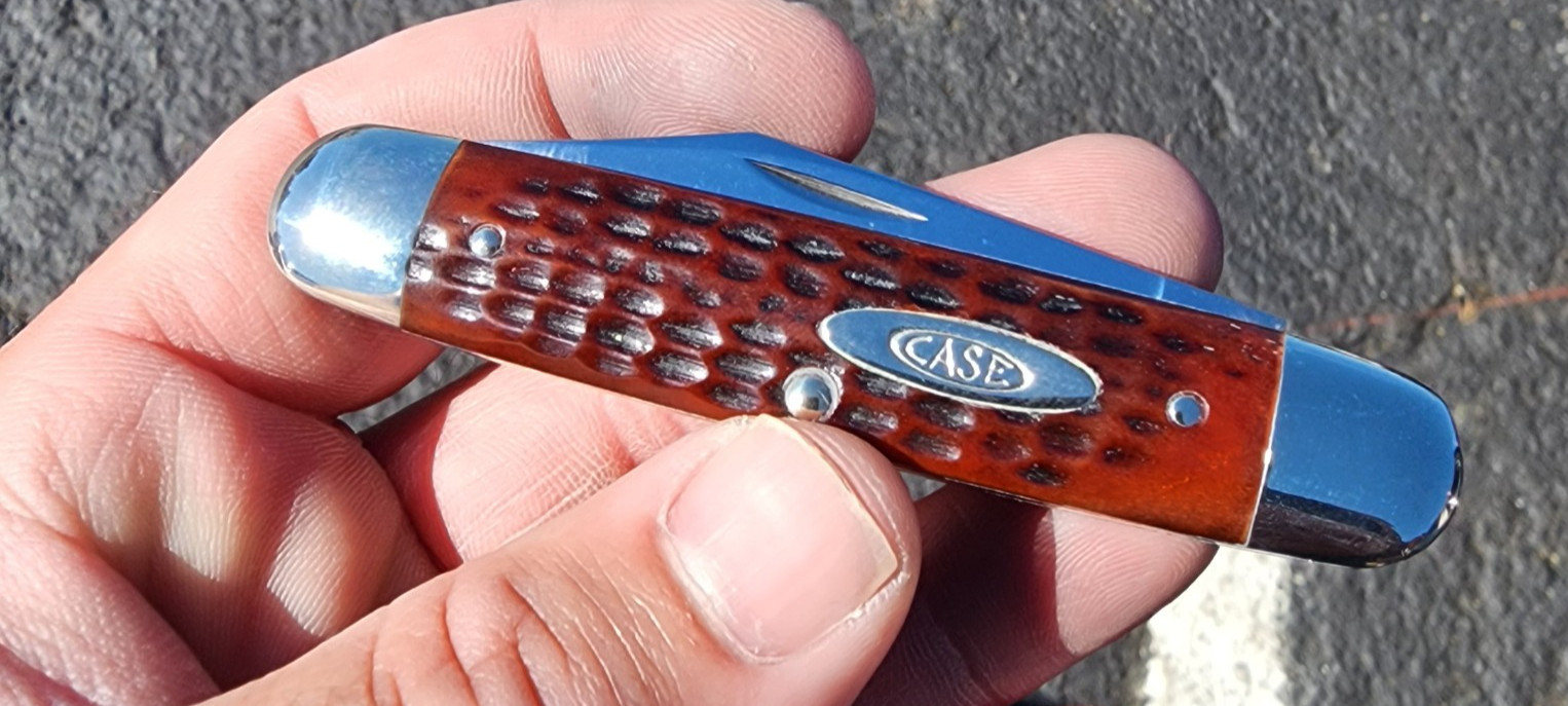 case xx 6345 1/2 cattle knife redbone