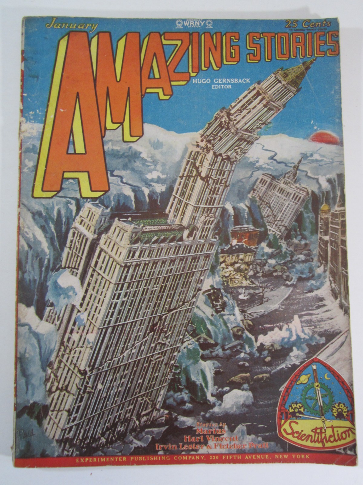 Amazing Stories v.2 #10, Jan. 1929 GD/VG